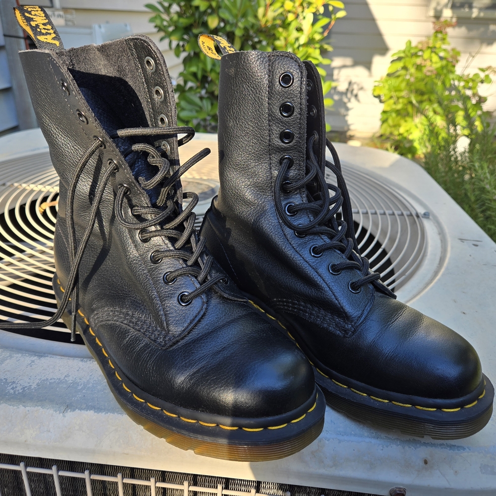 Dr. Martens Black Combat Boots